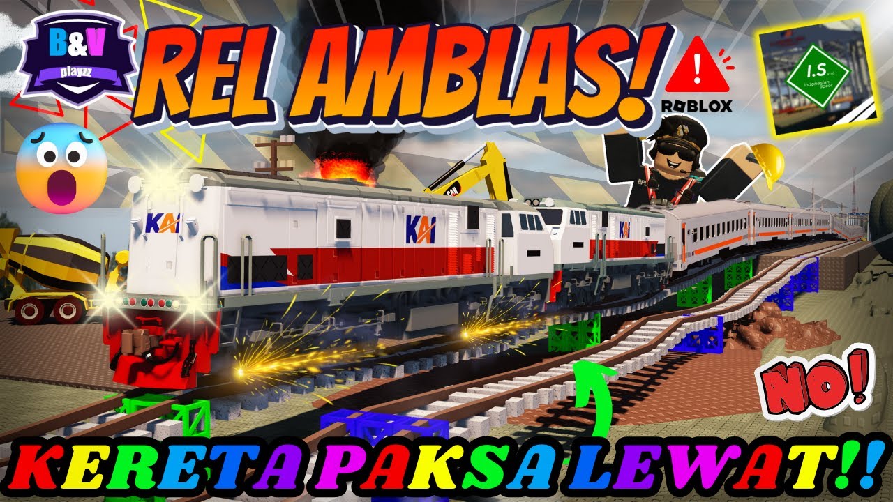 REL AMBLAS!! KERETA PAKSA LEWAT! 😱😱
