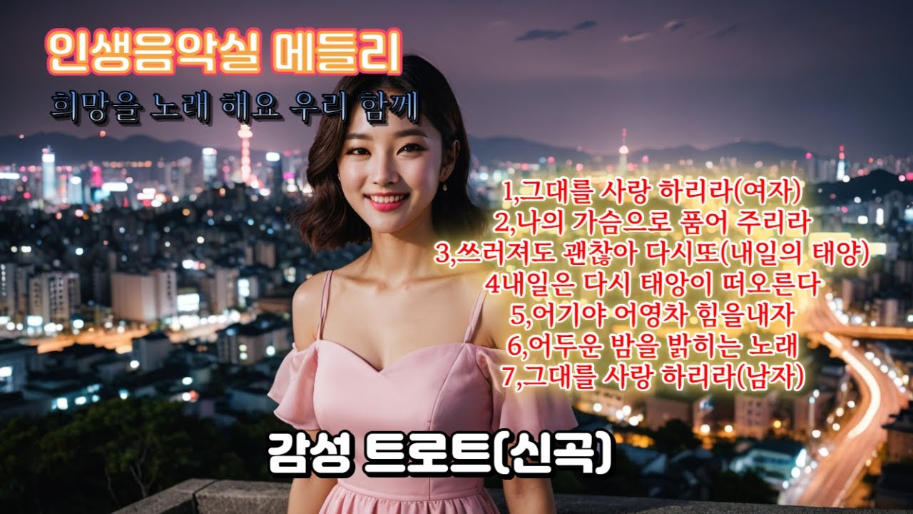 그대를 사랑하리라 (여자) 외6곡메들리. #인생음악실 #신곡 #K-POP#감성 트로트#인기트로트#트로트#신곡추천#5060음악#신곡추천 #사극풍트로트 #미스트롯
