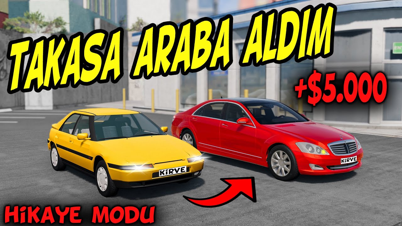 TAKASDAN ARABA ALDIM | YENİ GÖREVLER | KARİYER MODU // BeamNG.drive