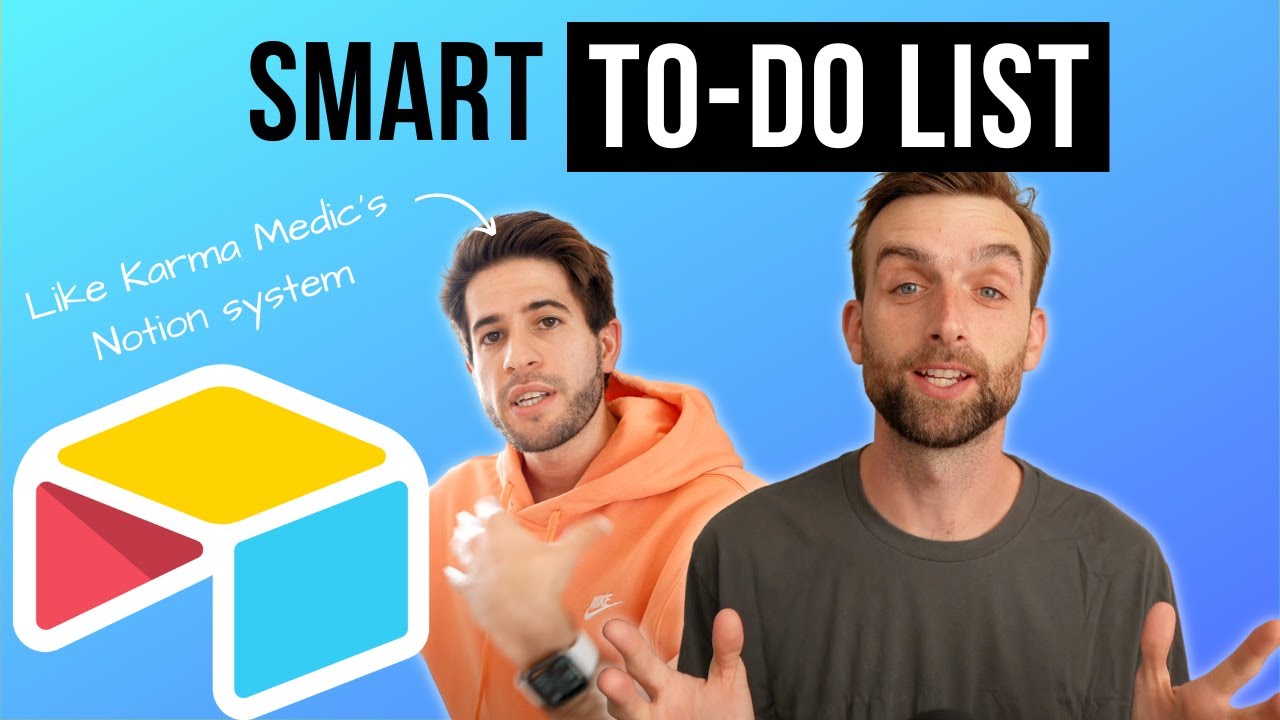 Build a Smart To-Do List like Karma Medic's Notion system with AIRTABLE