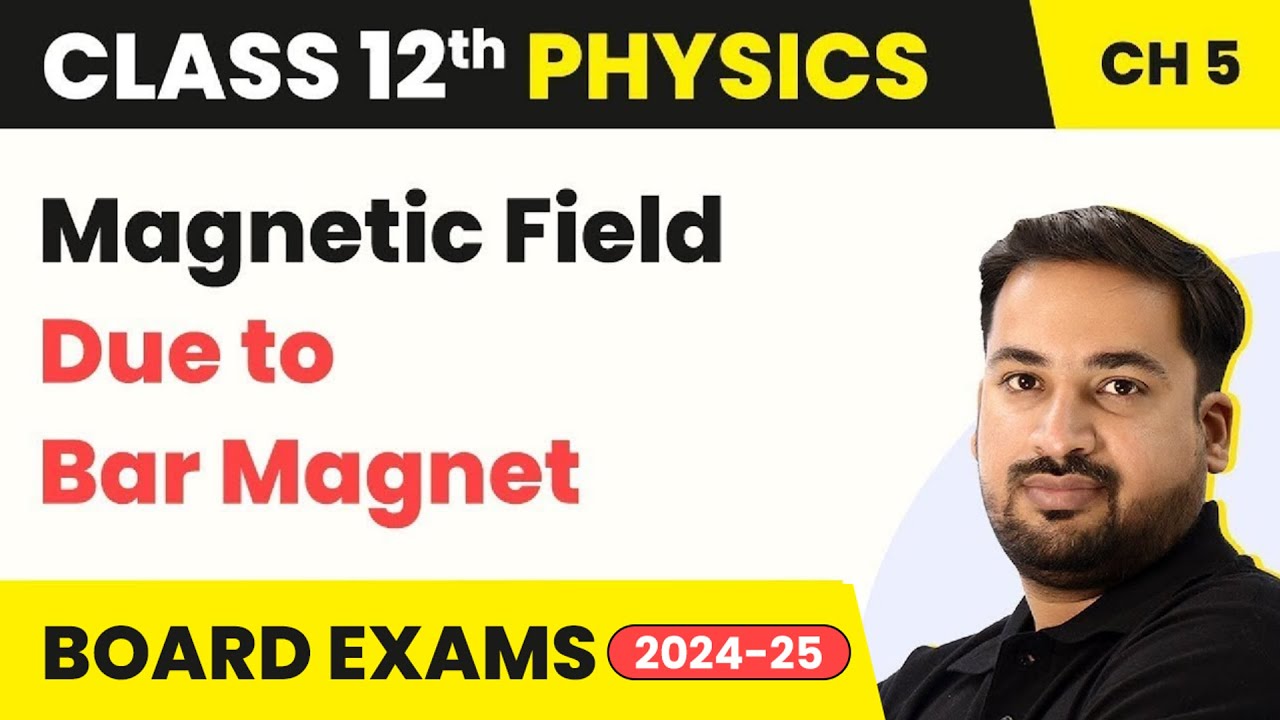 Magnetic Field Due to Bar Magnet - Magnetism and Matter | Class 12 Physics Chapter 5 (2023-24)