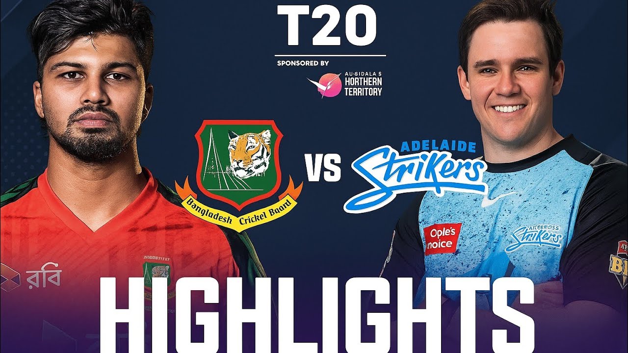 HIGHLIGHTS | Bangladesh A vs Adelaide Strikers Academy | 33rd Match | Top End T20 | Highlights 