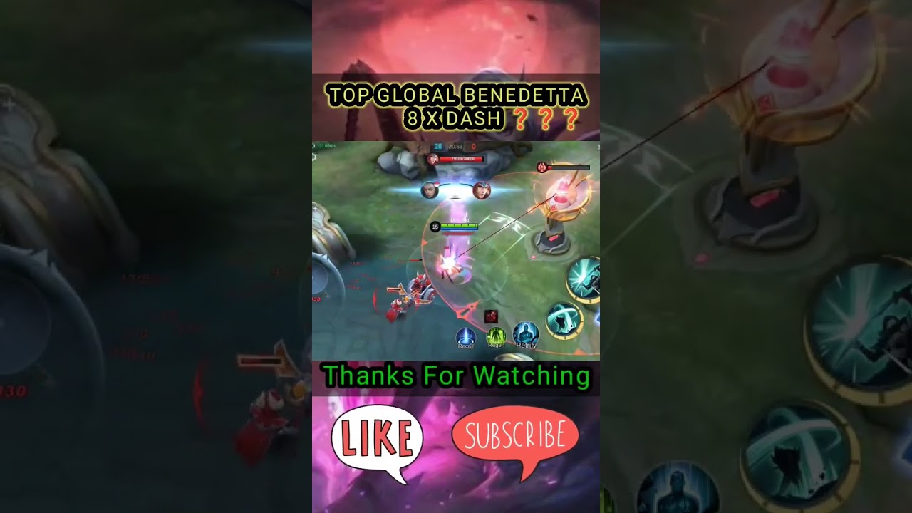 Benedetta 8x Dash !#benedetta #mobilelegends #shorts