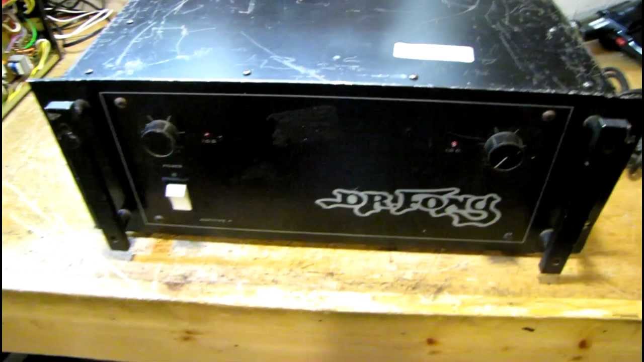 Vintage Dr. Fong FA-800 Amplifier, Part 1