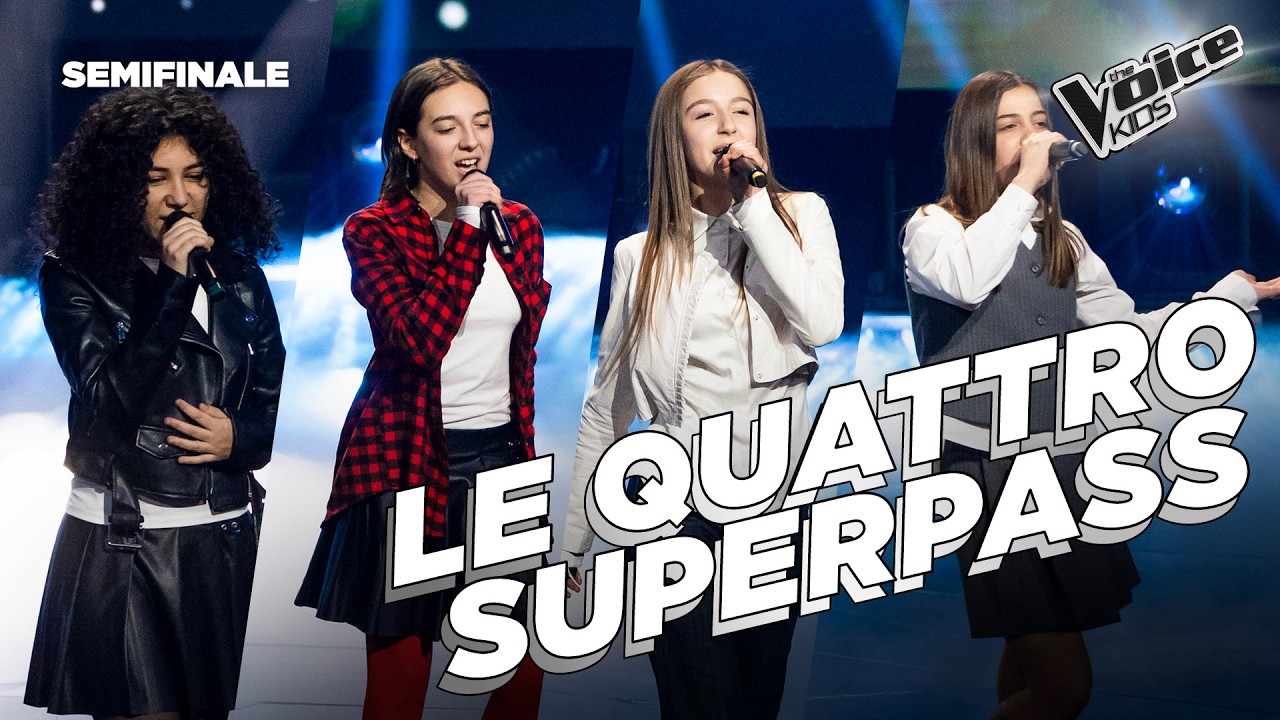 4 superpass si esibiscono su 