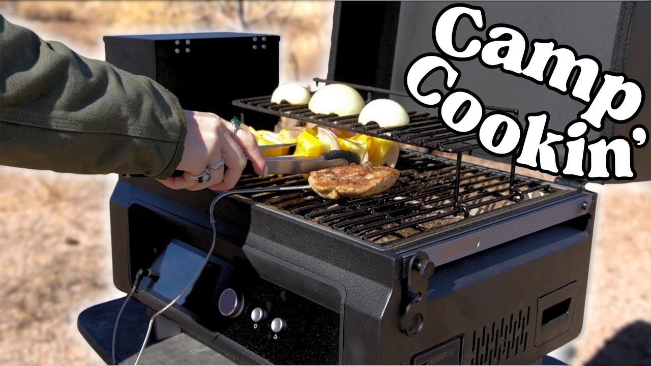Camp Cookin' w/ ASMOKE Essential's Portable Grill