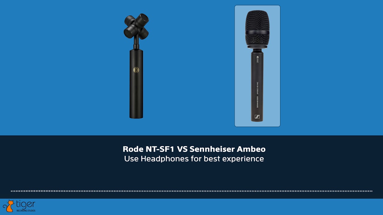 Rode NT-SF1 VS Sennheiser Ambeo Comparison
