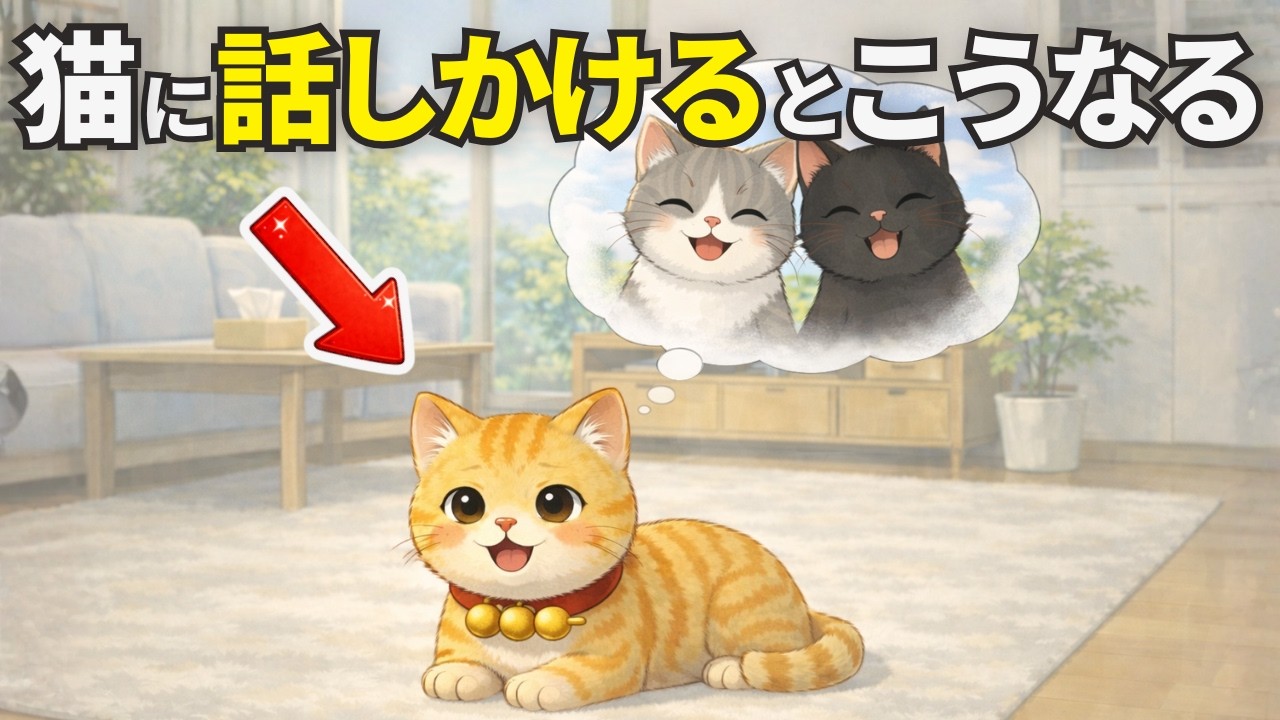 ”たくさん話しかけられて育った猫”が見せる驚きの行動・特徴 5選!【猫の雑学】