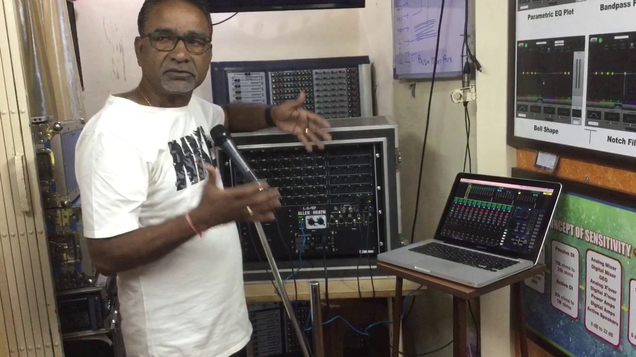 AllAllen & Heath dLive DM48 synced with MacBook / PC Laptop & dLive Director.