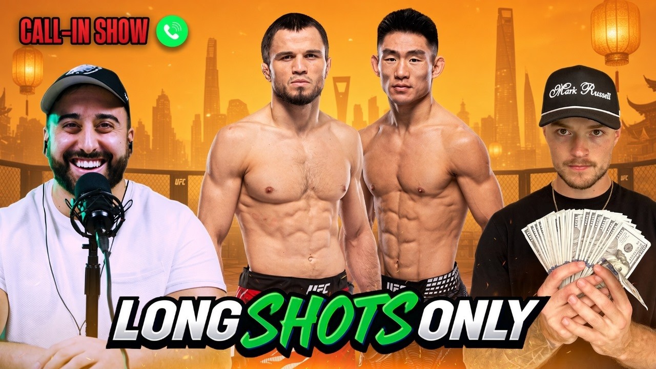 LONG SHOTS ONLY Call-In Show UFC Shanghai 💰