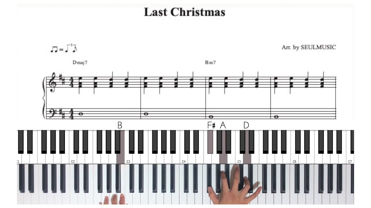 [악보] Last Christmas  - Piano (easy)