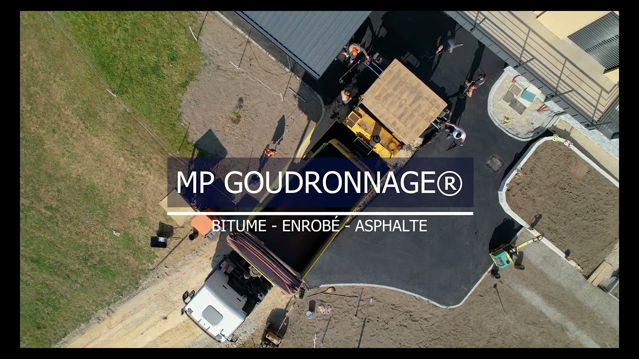 Enrob&eacute; Goudron Bitume Macadam Asphalte - MP GOUDRONNAGE&reg; - Seine-et-Marne