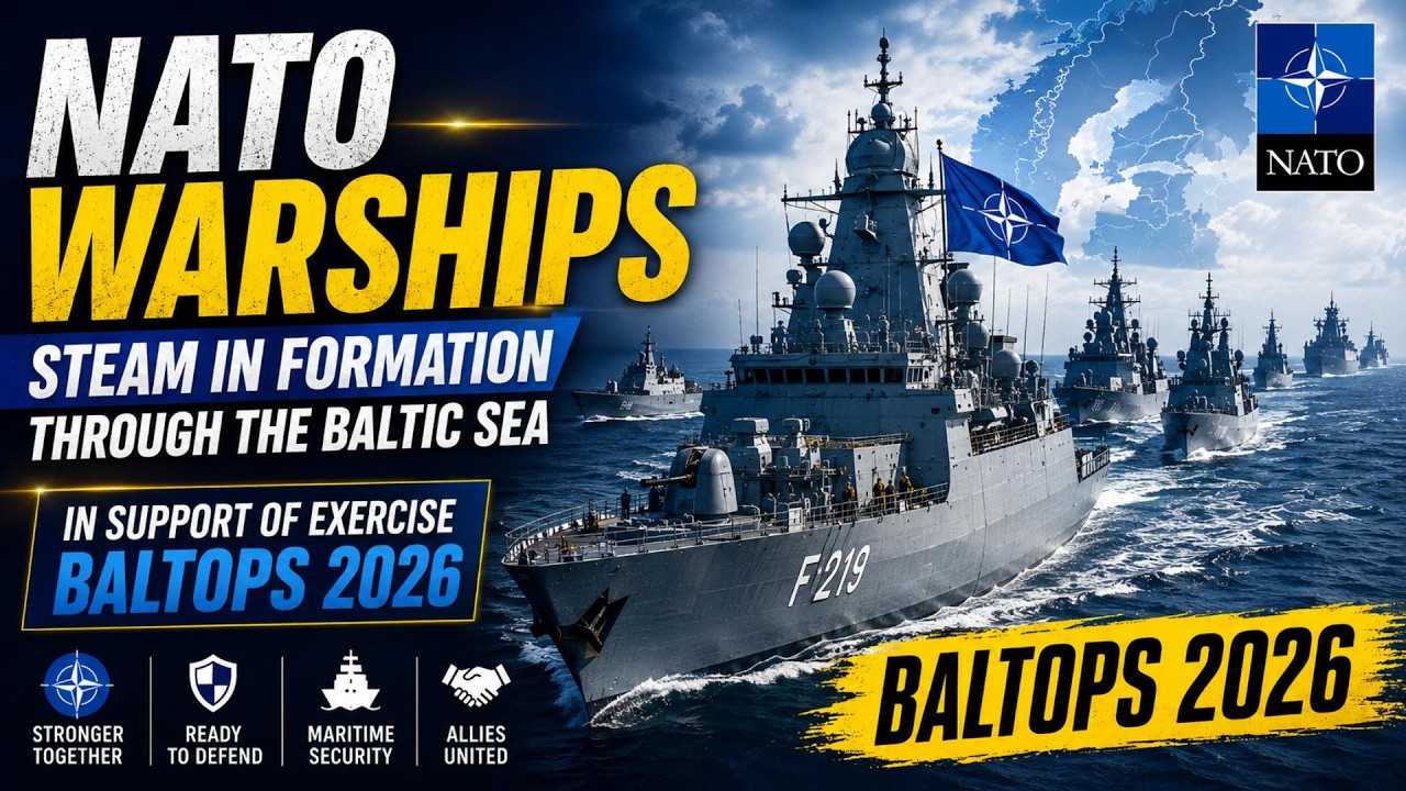 Dozens of NATO Warships Unite in the Baltic Sea for BALTOPS 2026