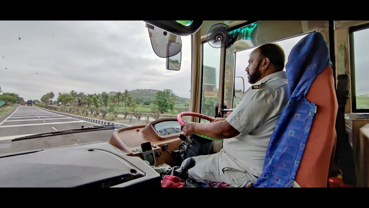 MYSURU TO MUMBAI : FULL JOURNEY : VRL TRAVEL VEERA V7 BS6 EXECUTIVE AC SEATER SLEEPER BUS CABIN RIDE