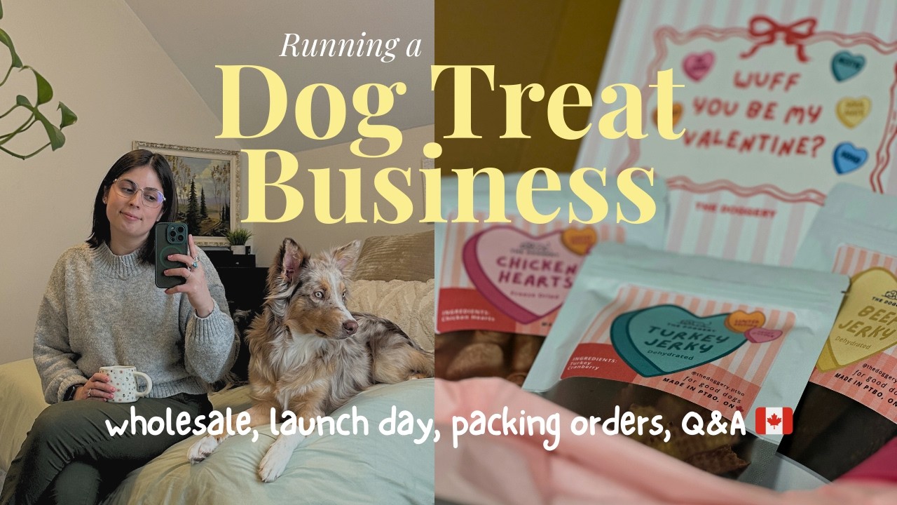 How I Started a Dog Treat Business | Day in the Life Packing Treats, Orders, & Launch Vlog
