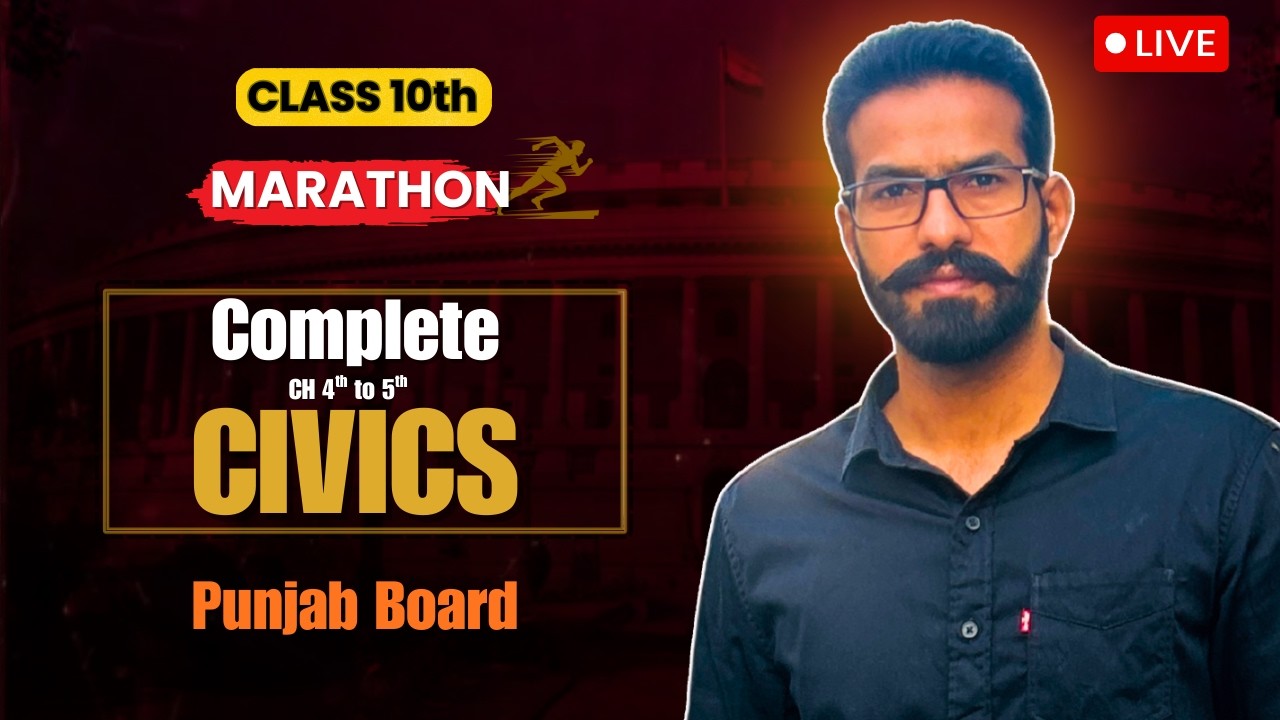 Class 10th Civics Chapter 4th to 5th | PSEB | Social science |  in easy Language |