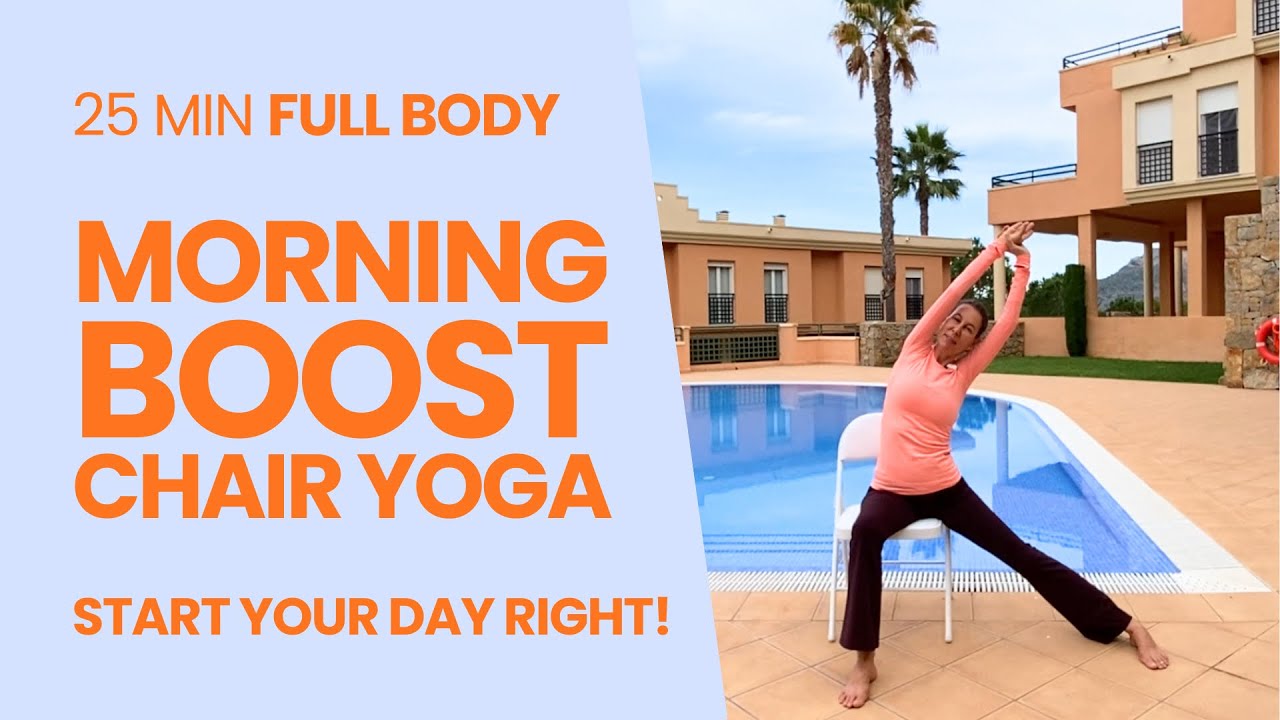 25 Min Morning Chair Yoga Routine for Daily Energy Boost // Seniors & Beginners