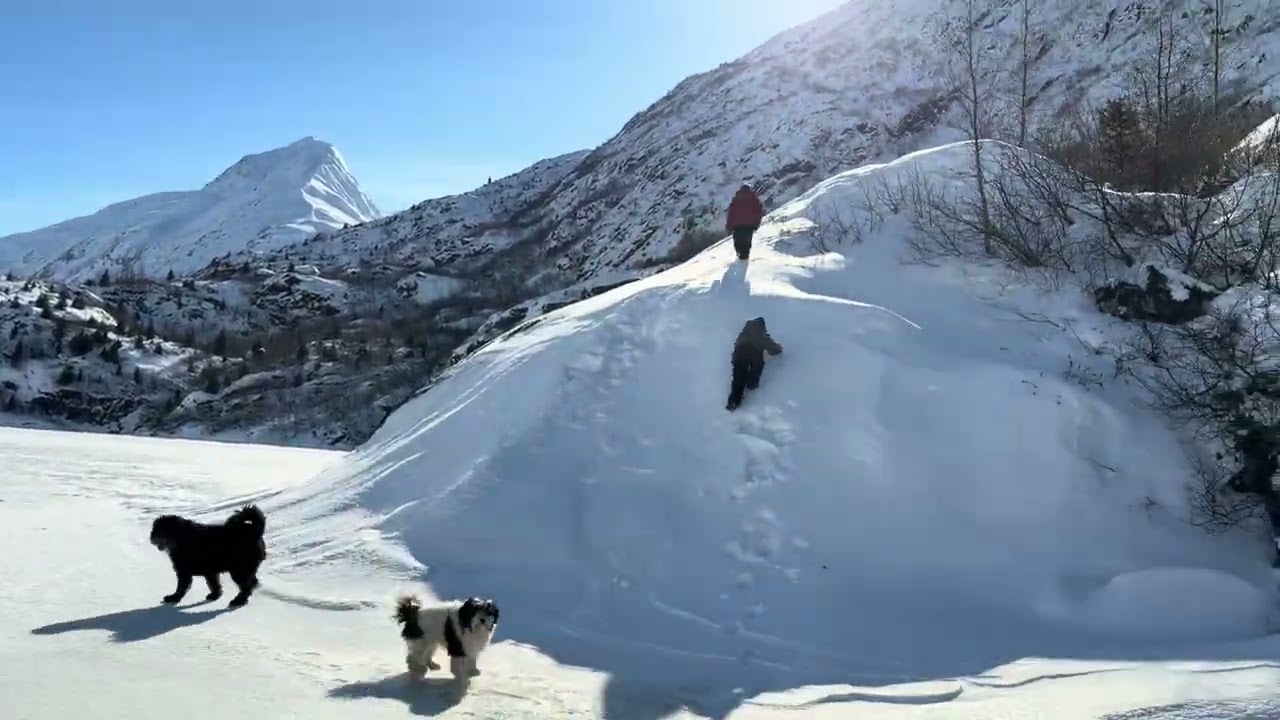 Crossing the lake to Portage Glacier | mommy Elliott | Alaska | Pinay Mom | Adventure ❤️🏔️