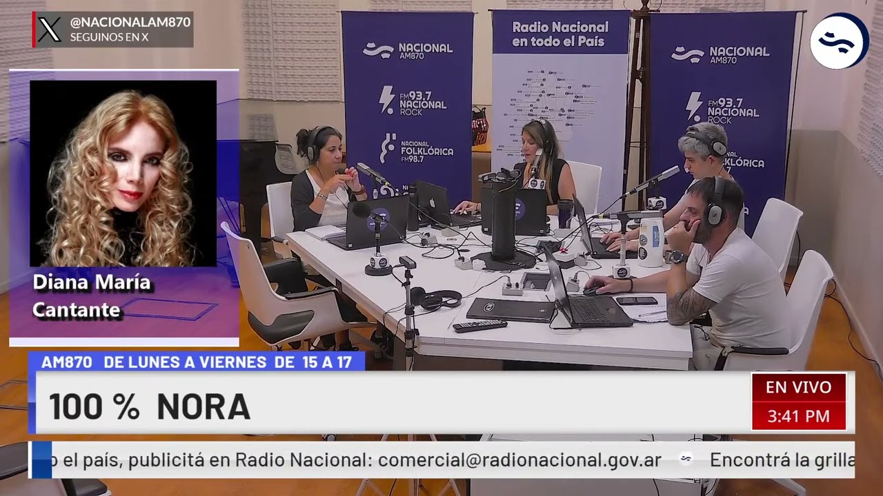 Diana María y su “Homenaje a Hilda Herrera y Saúl Cosentino” en 100% Nora
