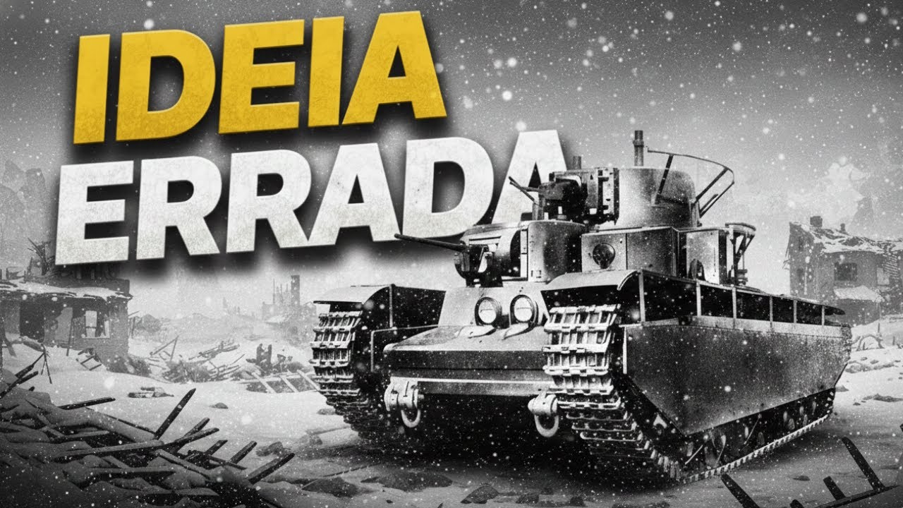 T-35: O monstro Soviético de cinco torres que afundou na Finlândia