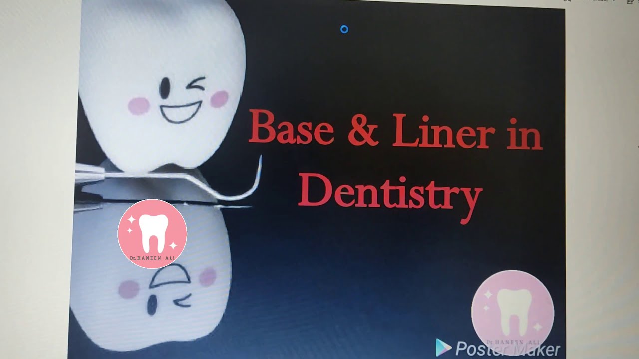 Base and liner in dentistry | شرح بالعربي