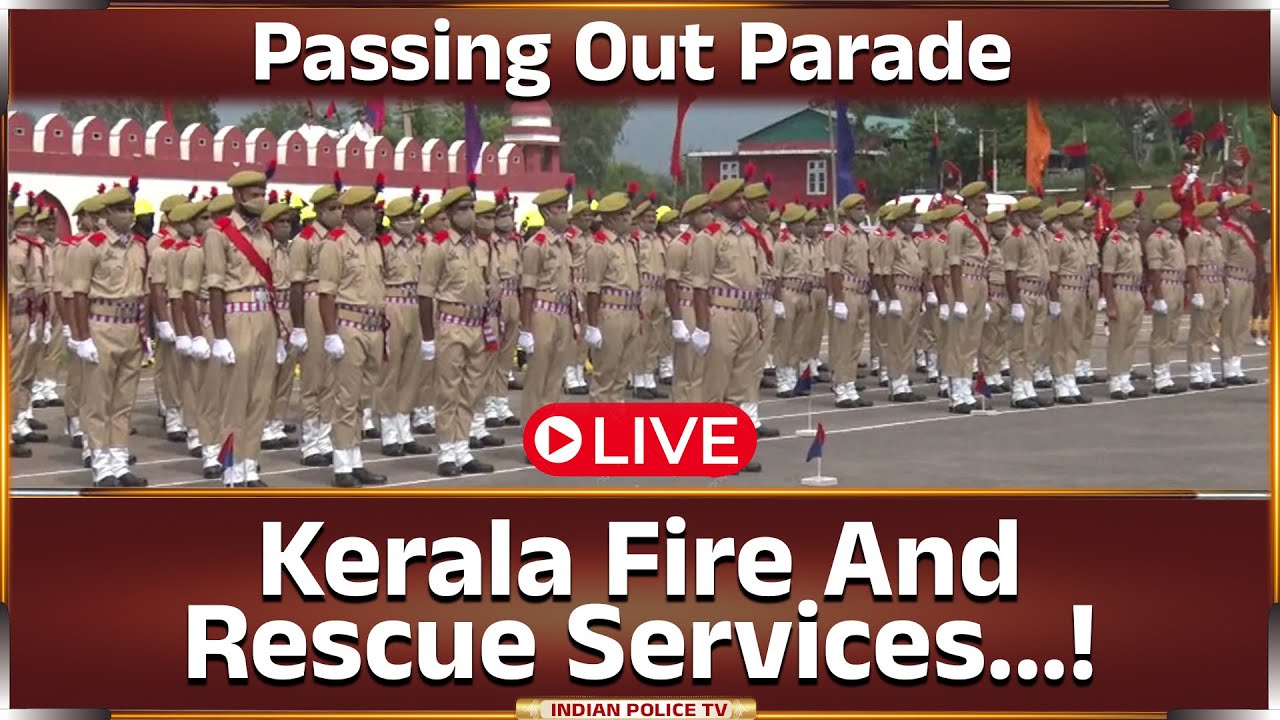 LIVE | Passing Out Parade | Kerala Fire And Rescue Services...!