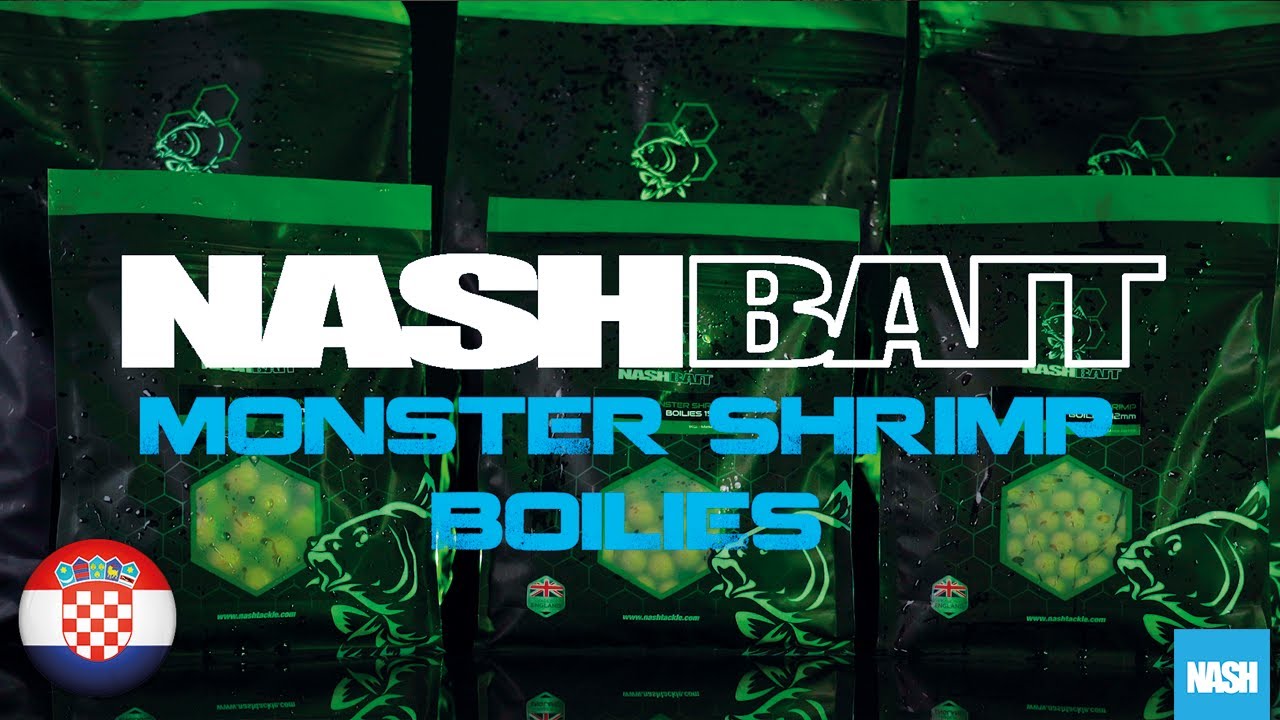 Nashbait Monster Shrimp Boilie Range CRO