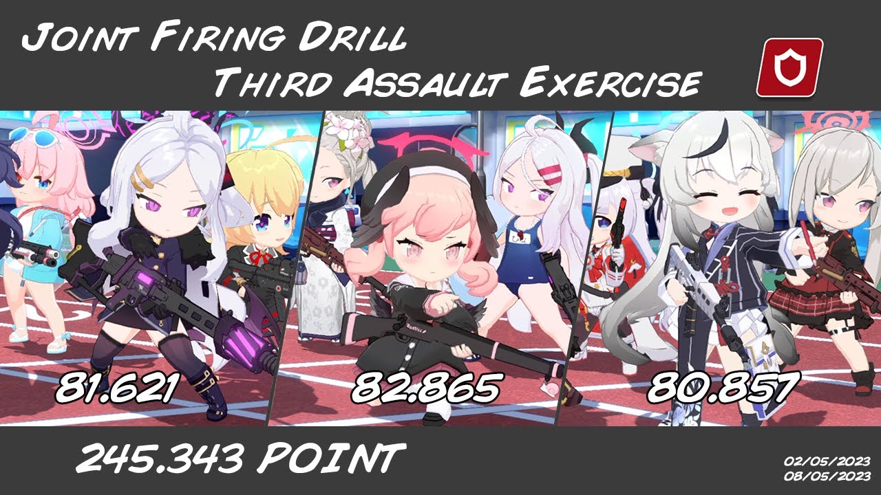 [Blue Archive EN] Joint Firing Drill - Third Assault Drill