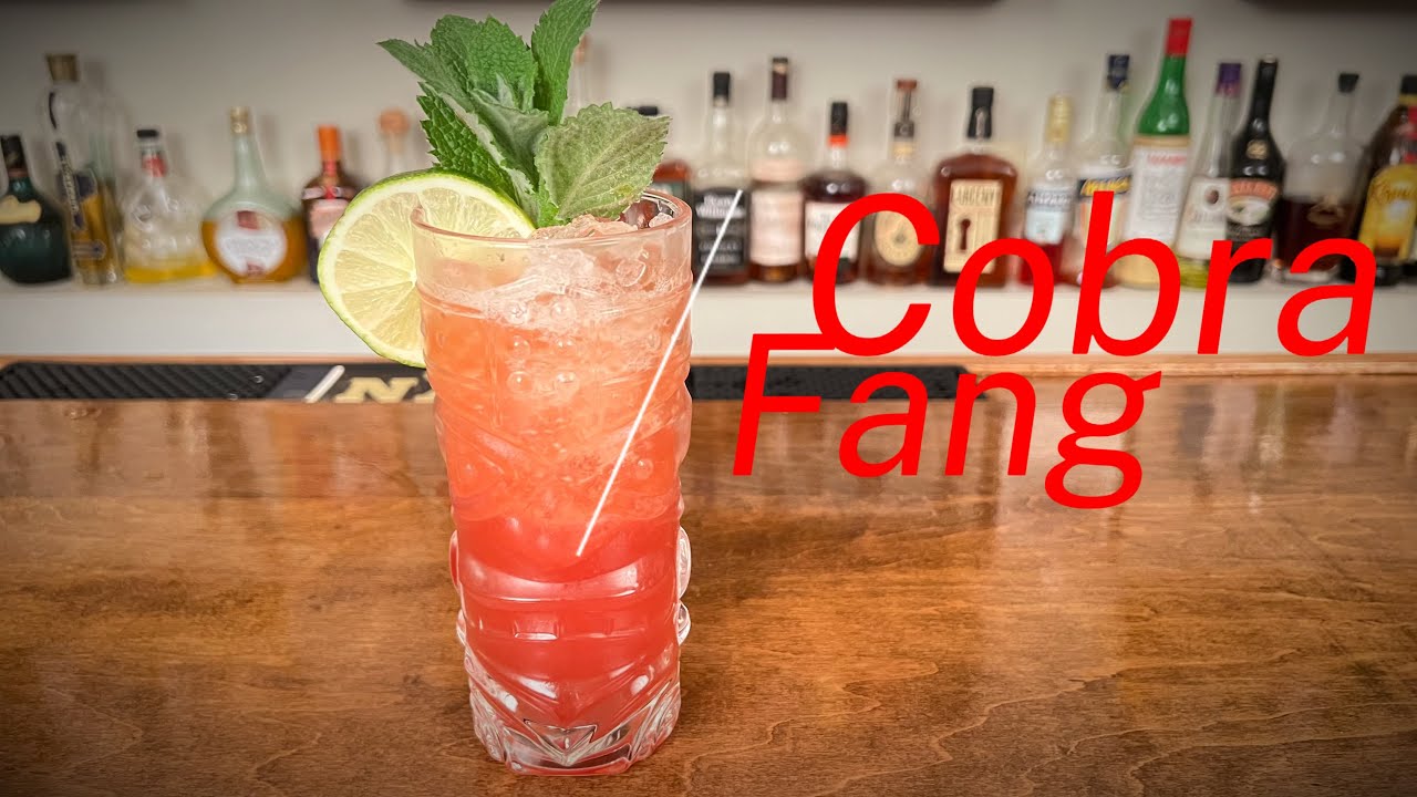 Making a Cobra's Fang, a Tiki Classic