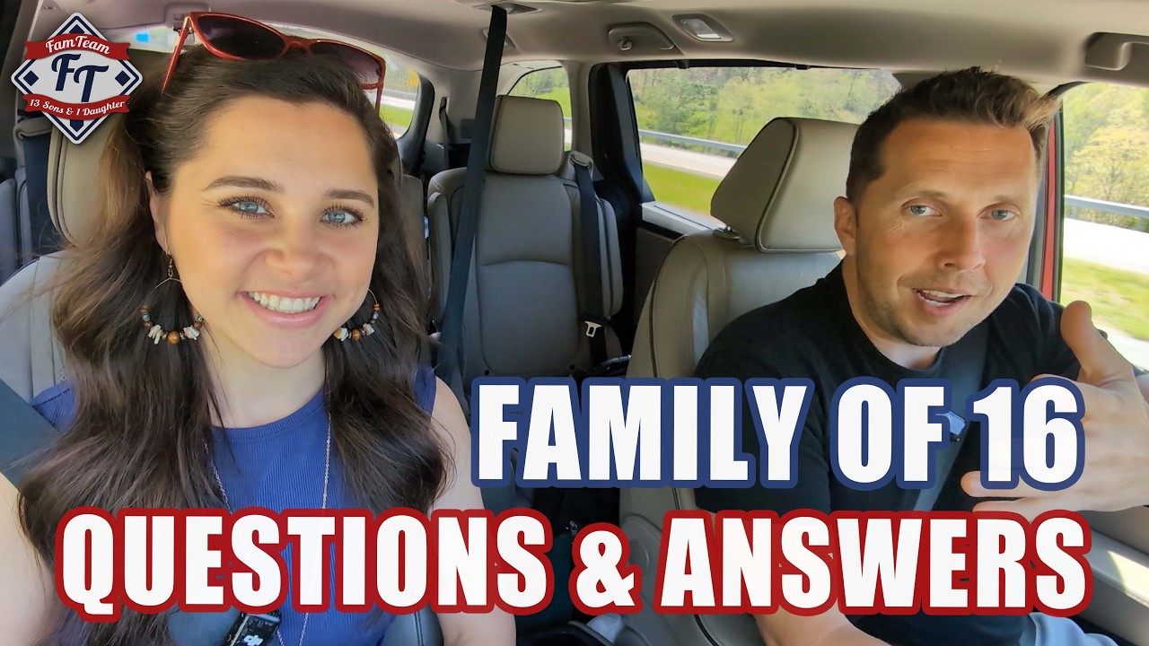 Only Girl In Family Of 13 Sons & One Daughter Answers Questions With Oldest Brother | FamTeam #43