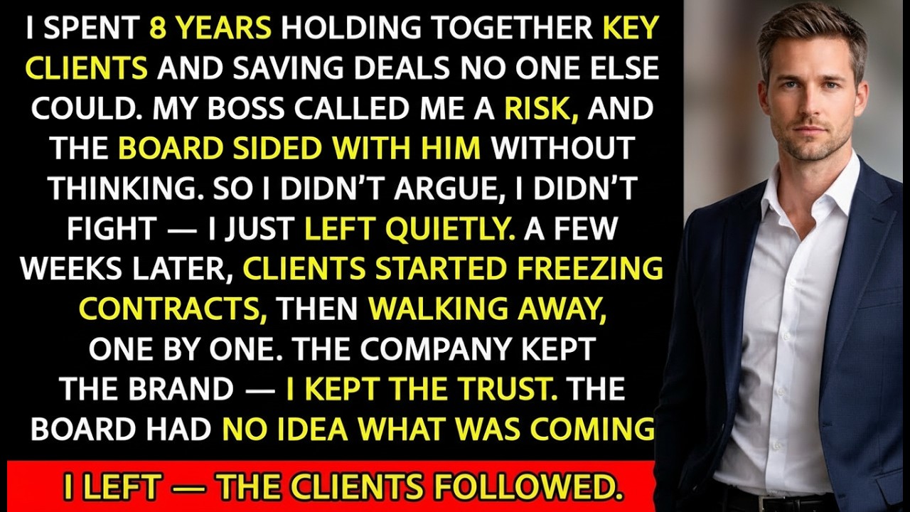I Was Overlooked by the Board — But the Clients Made the Decision for Me