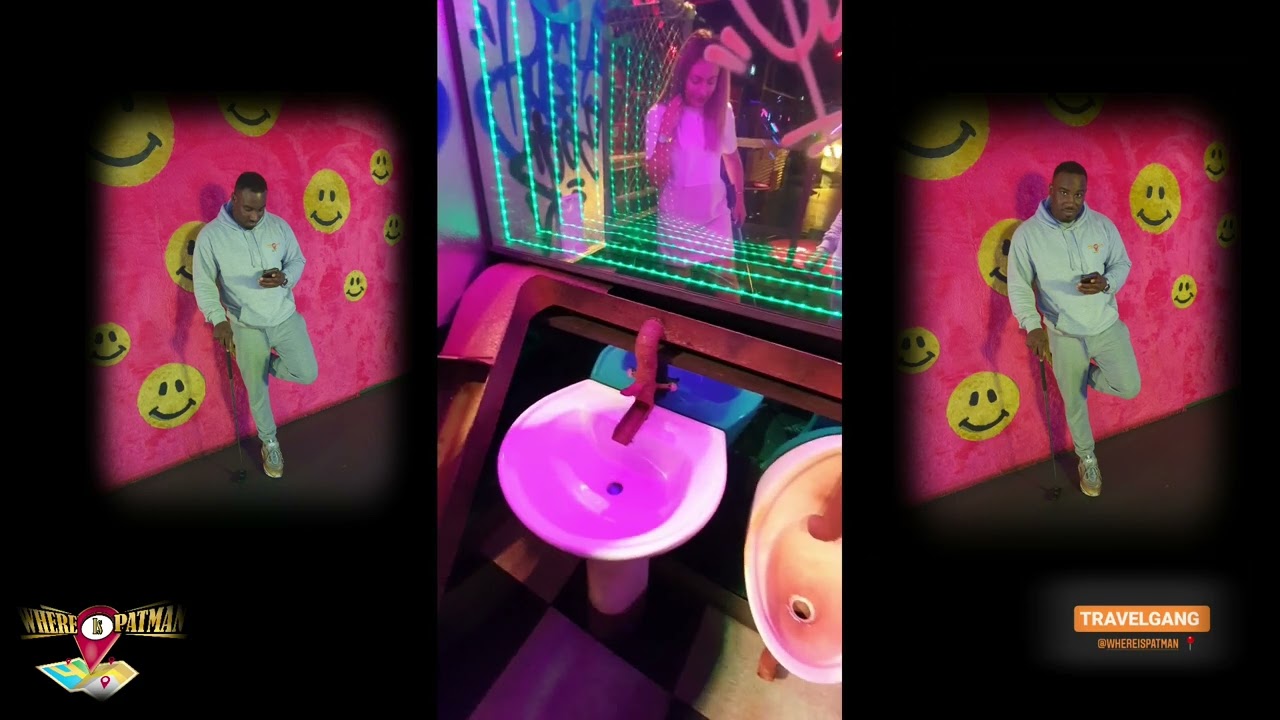 junkyard golf review #travelgang #crazygolf #golf #thingstodoinlondon #shoreditch #junkyardgolfclub