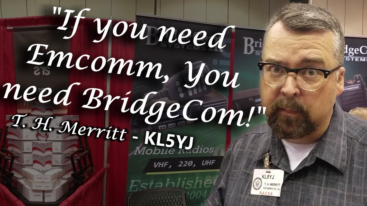 Video testimonial of BridgeCom Systems by T. H. Merritt, KL5YJ