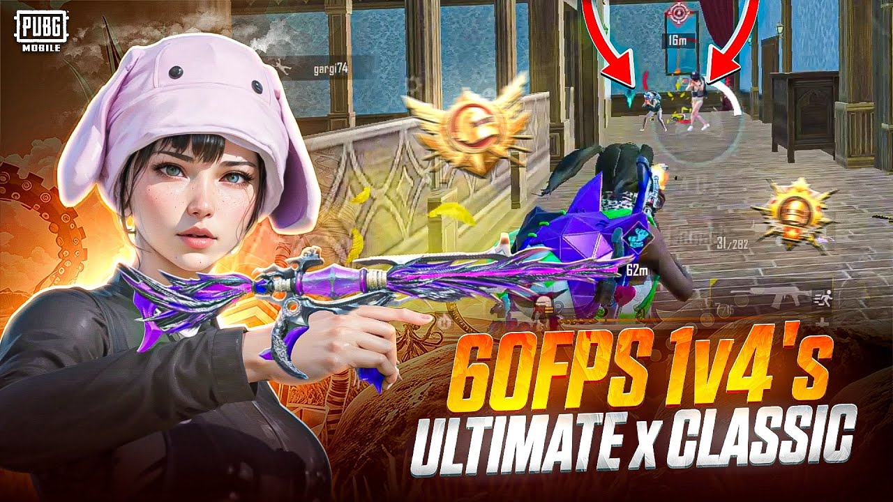 60 FPS INTENSE 1v4&rsquo;s OF ULTIMATE ROYALE AMD CLASSIC 🔱 | IPHONE 11 IN 2025 ?  | BGMI 