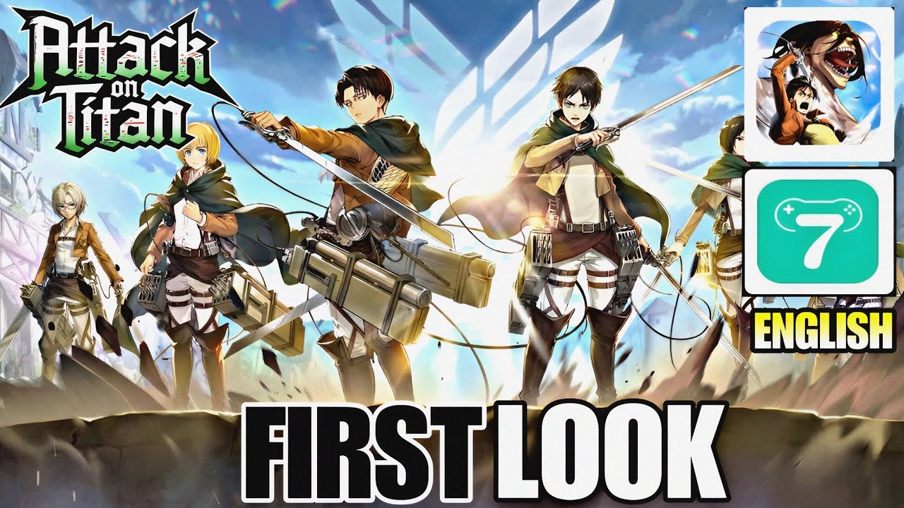ATTACK ON TITAN GAMEPLAY NEW GAME ( By X7game ) FOR MOBILE 