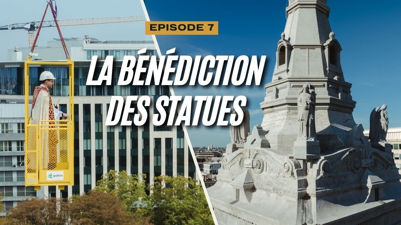 Restauration : La bénédiction des statues