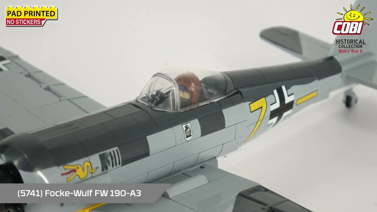 COBI-5741 Focke Wulf FW 190 A3 brick plane model kit