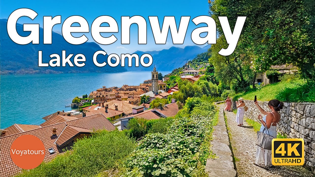 Greenway — Самая Красивая Прогулка По Озеру Комо (захватывающие Виды!) - 4K 60fps