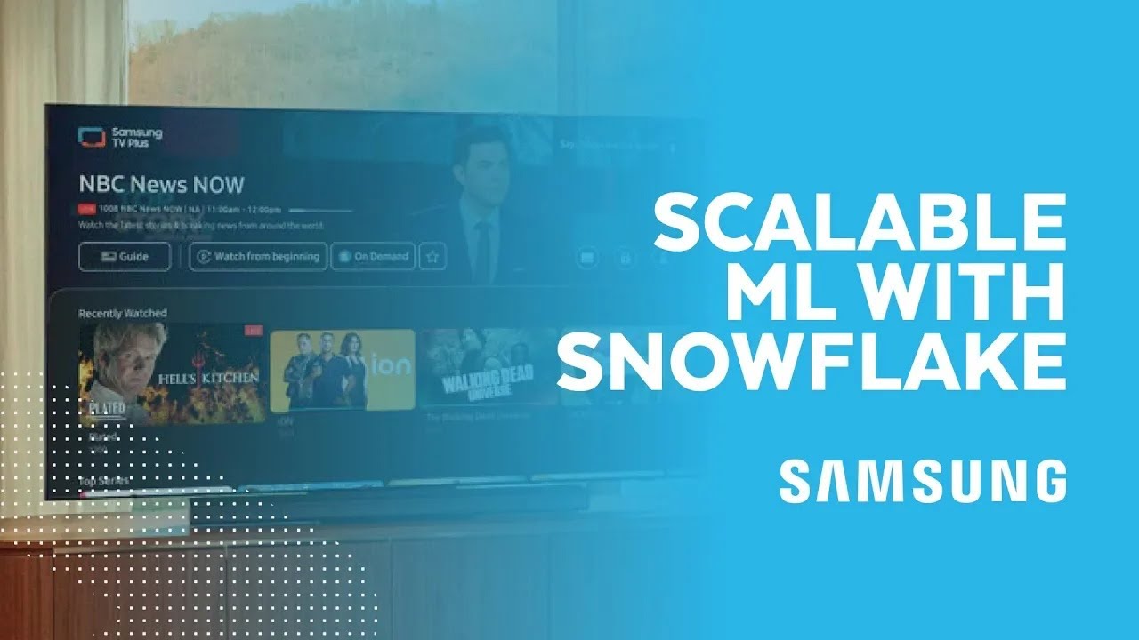Building A Scalable ML Platform On Snowflake At Samsung Ads