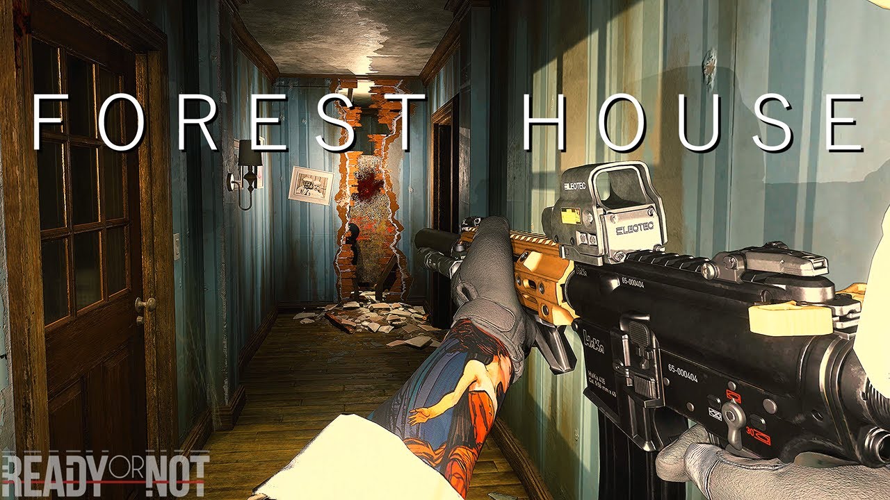 Forest House | Night Raid | 4-MAN CQB | Ready Or Not