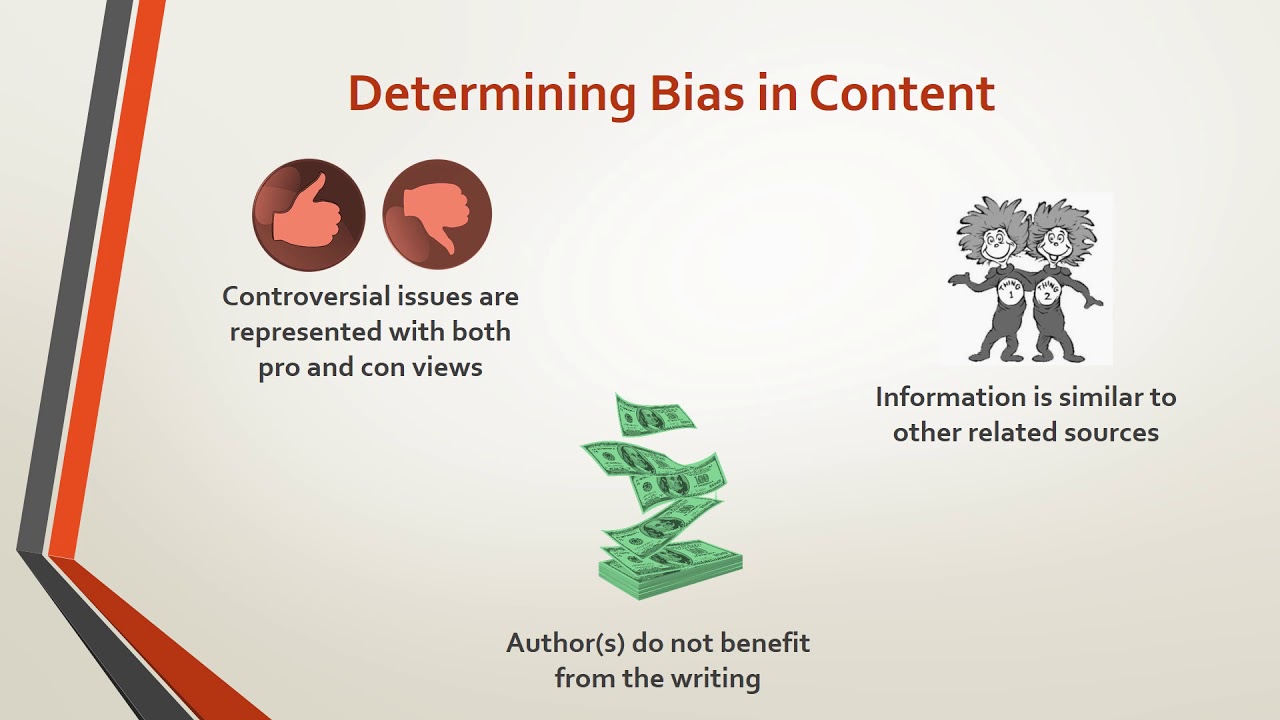 Recognizing Bias in Sources