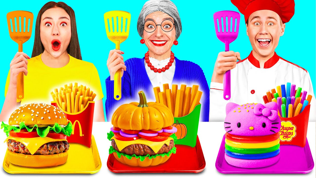 Кулинарный Челлендж: Шеф-повар МакДональдс против Бабушки
