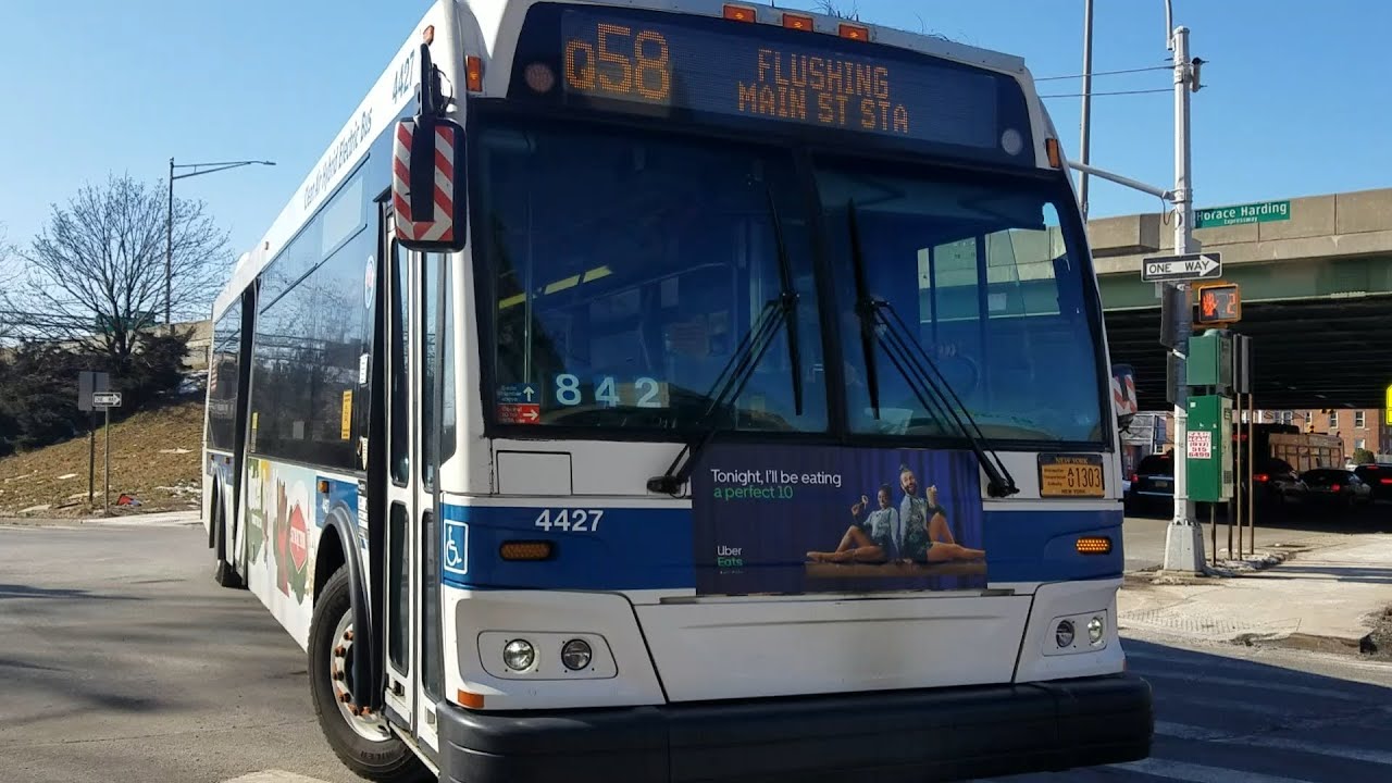 MTA New York City Bus: 2009 Orion VII NG HEV Bus 4427 On The Q58 At Horace Harding Expwy & 108th St
