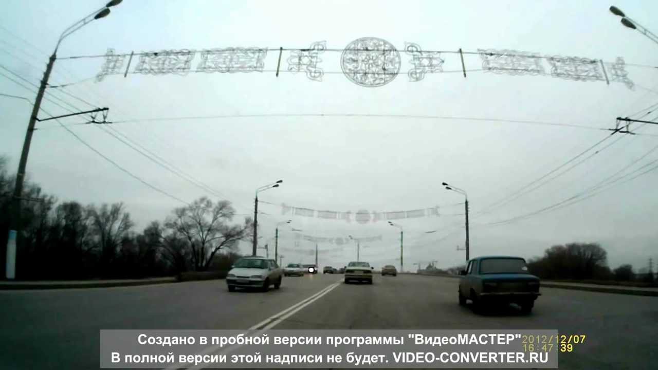 Обрыв троллейбусных проводов на мосту