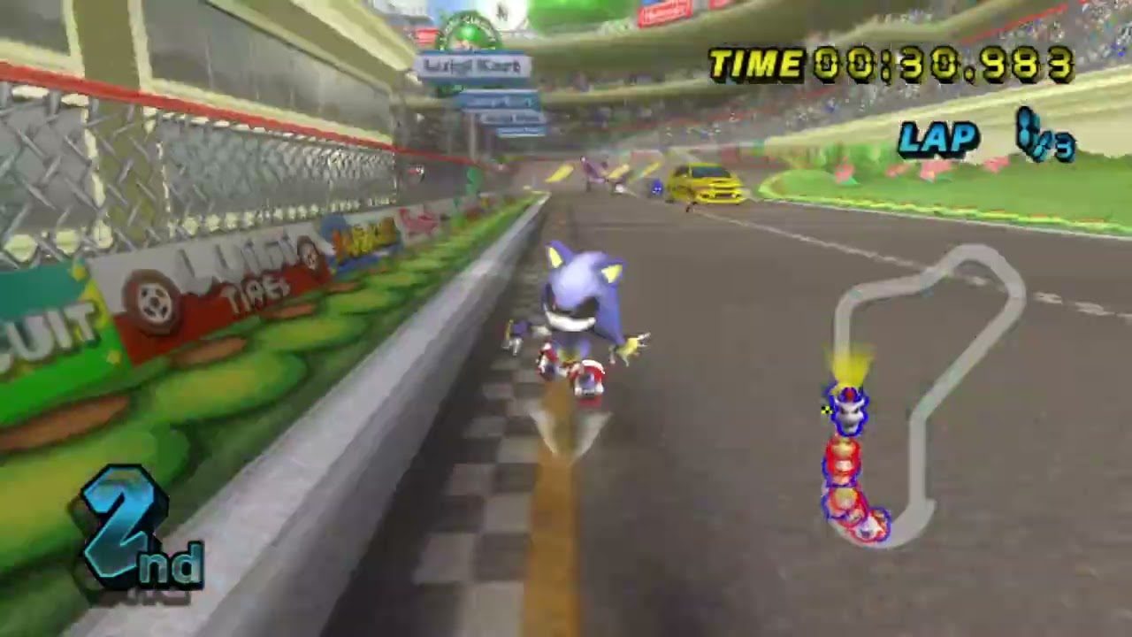 MKWii Custom Vehicle - Metal Sonic