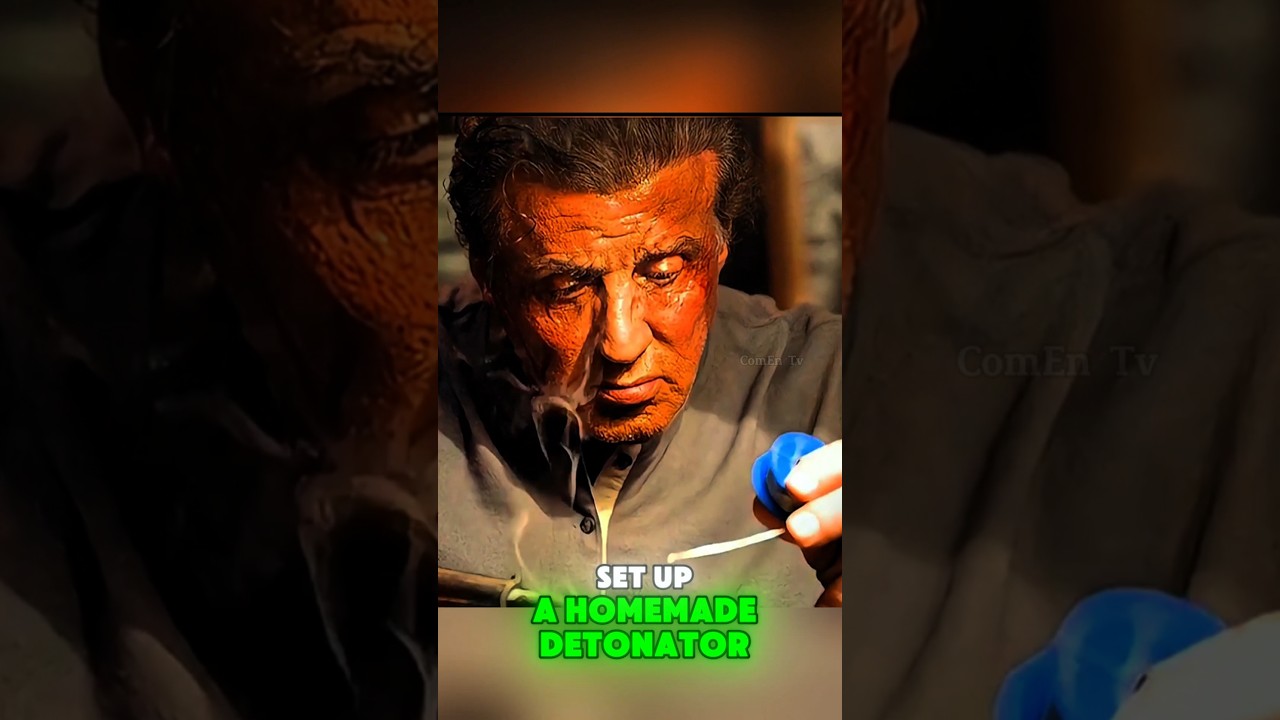 ランボーの致命的な罠 | ラスト・ブラッド クライマックスシーン #shorts #shortsfeed #rambo