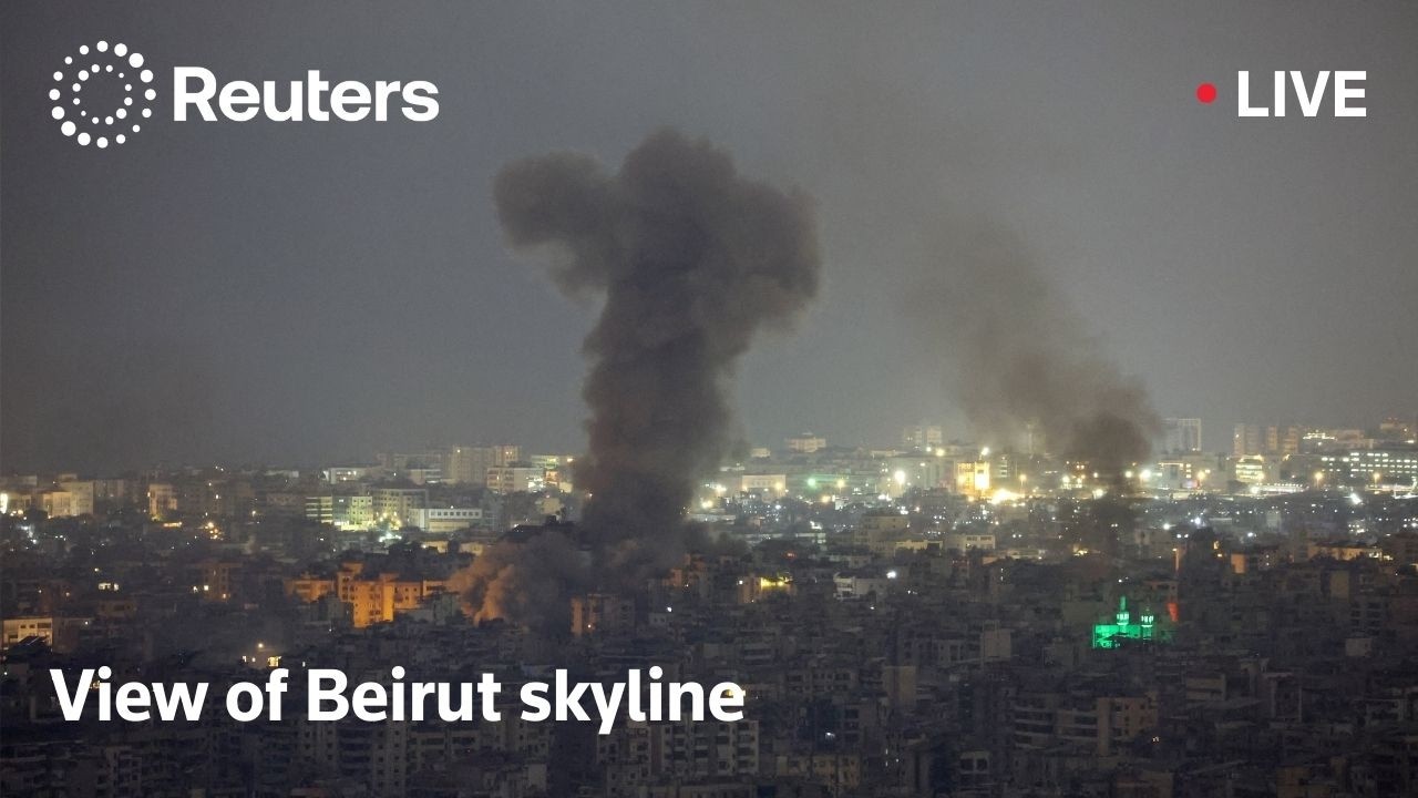 LIVE: View of Beirut skyline