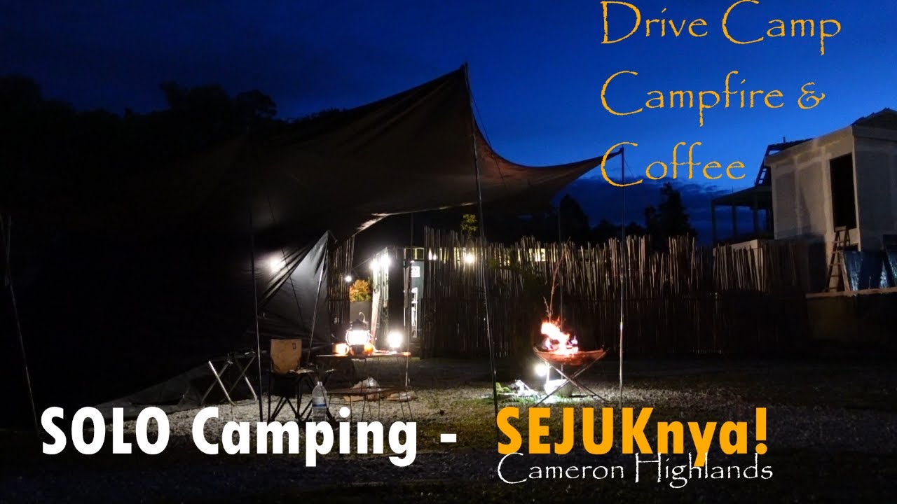 PALING SEJUK! di Campsite | Cameron Highlands camping | One Ground Campsite | Campfire