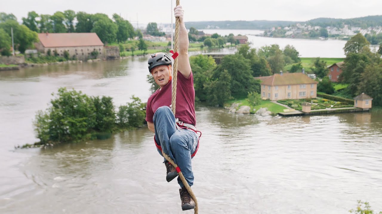 I tried the worlds longest rope climb! 90 meters (295 feet)