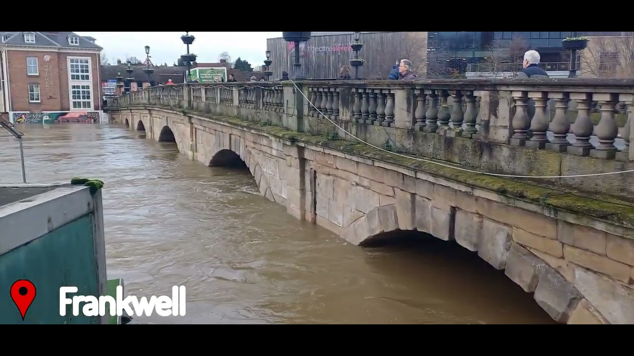 SHREWSBURY JANUARY FLOODS| #shrewsbury #flooding #flood